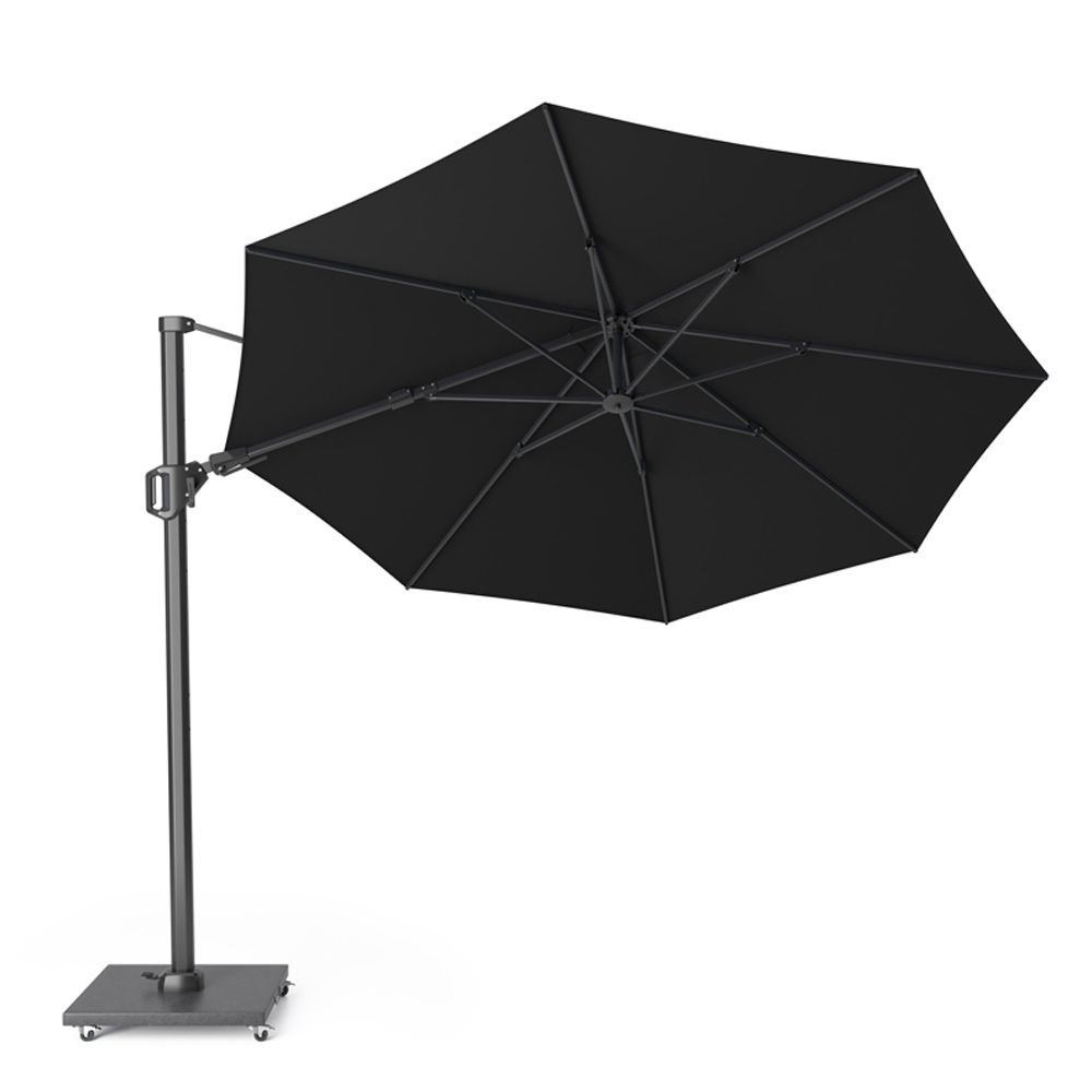 Challenger T² zweefparasol Ø3.50m | zwart