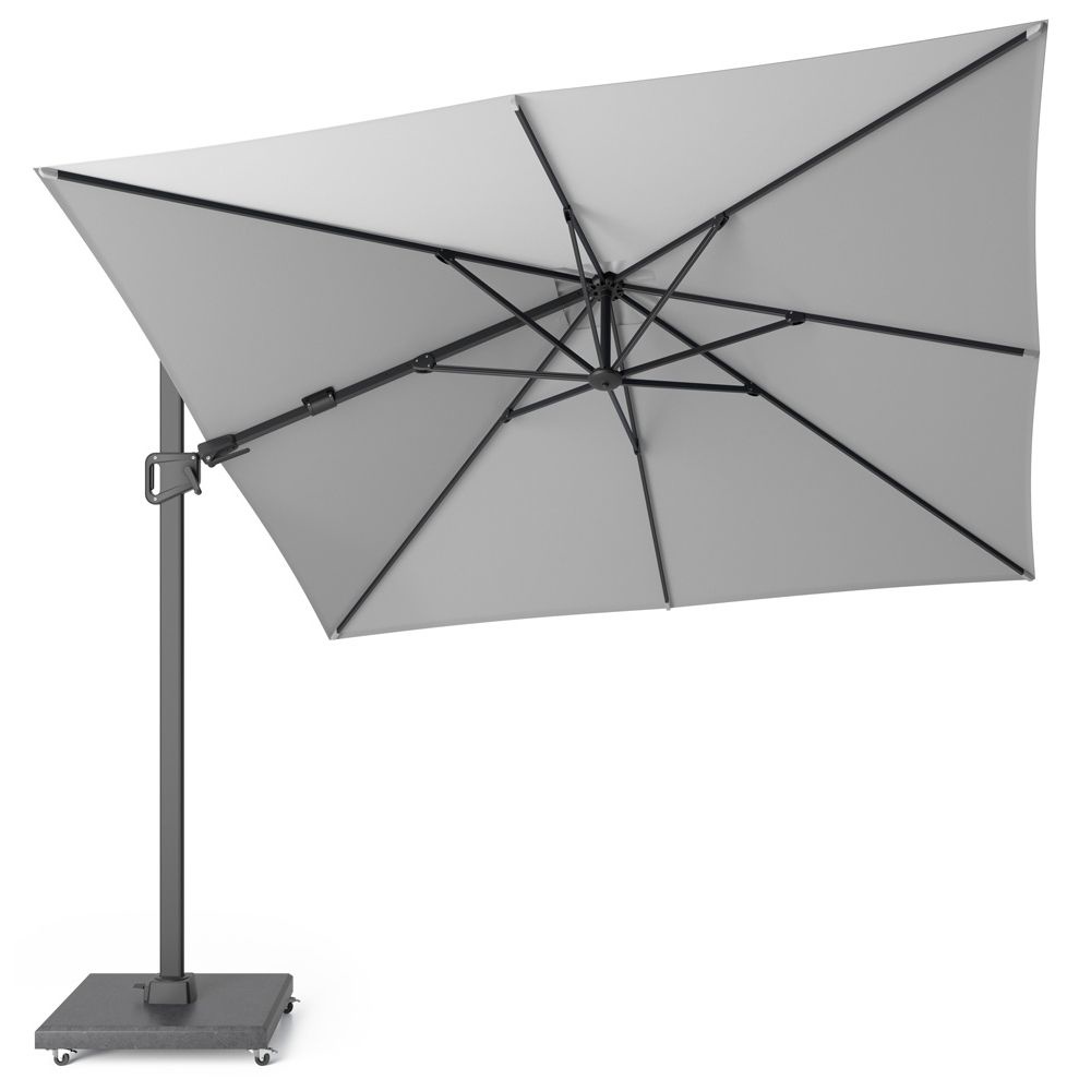 Milano zweefparasol 300x300cm | Light Grey