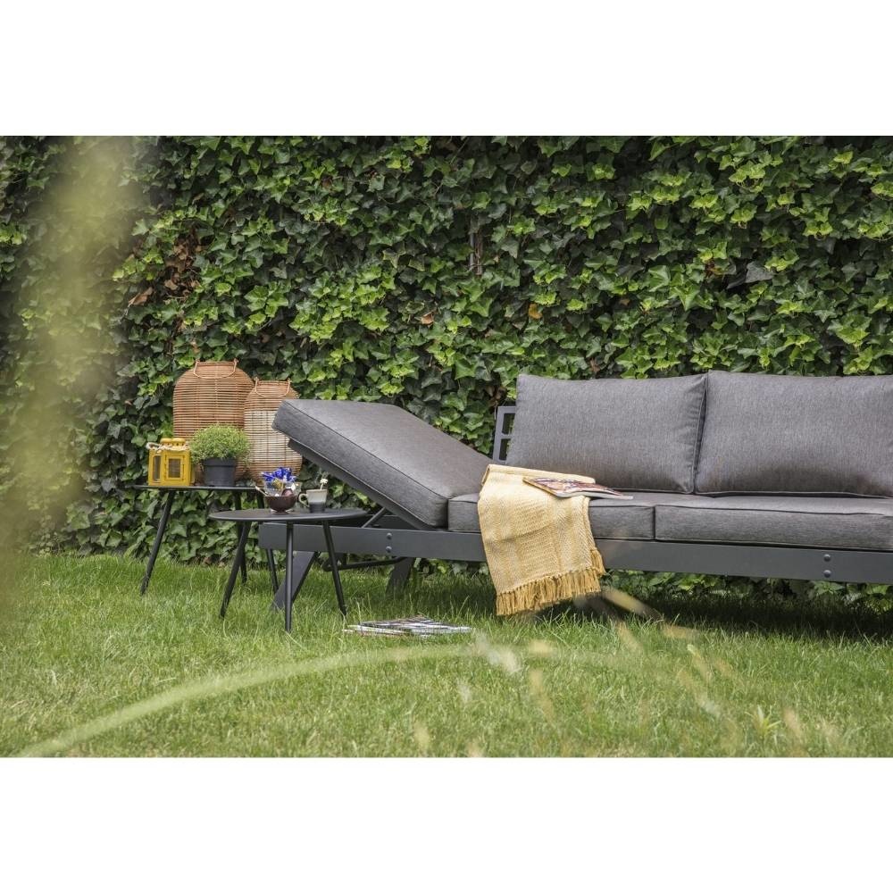 Arezzo 2-in-1 loungebank/ligbed | aluminium + polywood | 228cm