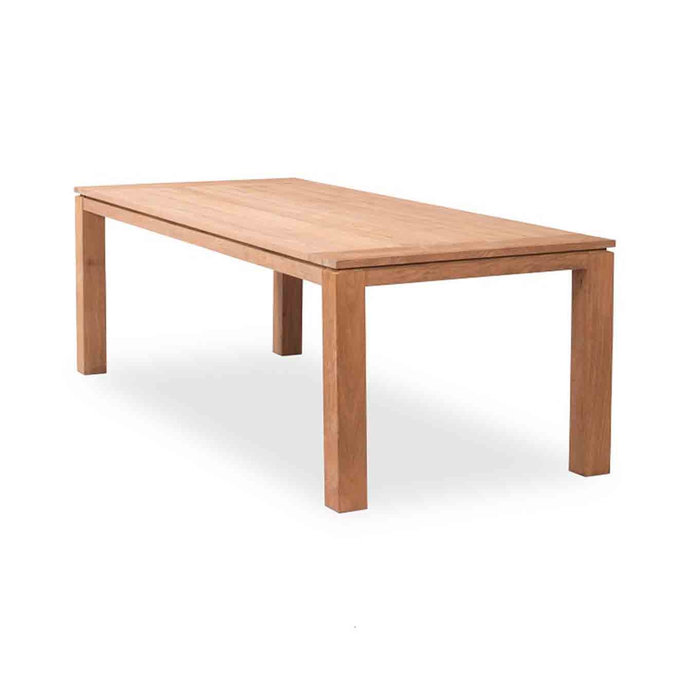 Kensington/Karlstad zwart dining tuinset 7-delig | teakhout | 240cm