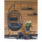 Sturdy hangstoel zwart