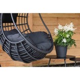 Sturdy hangstoel zwart