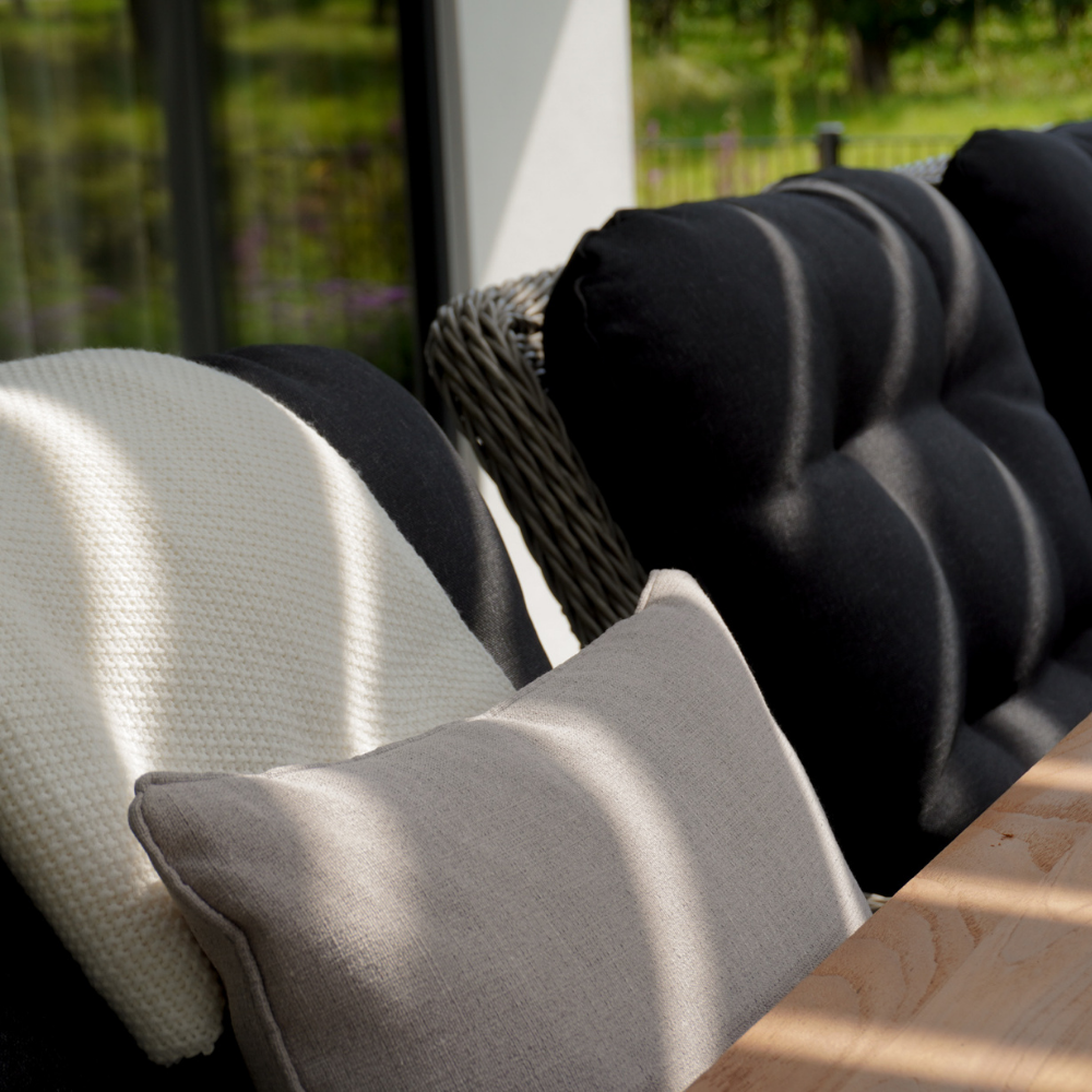 Kensington/Elip Natural Grey dining tuinset 7-delig | teakhout | 240cm