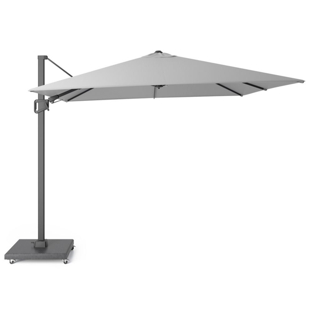 Milano zweefparasol 300x300cm | Light Grey
