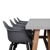 Veltis/Montreux dining tuinset | 8 personen | betonlook | 300cm