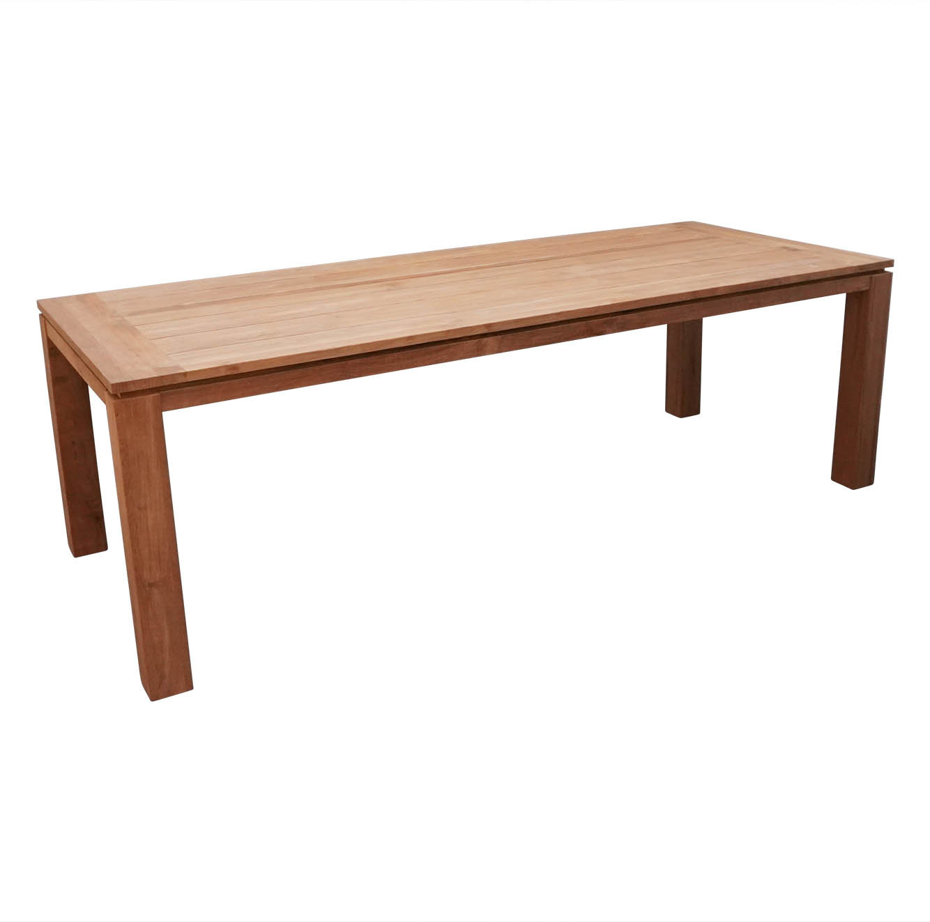 Kensington/Karlstad zwart dining tuinset 7-delig | teakhout | 240cm