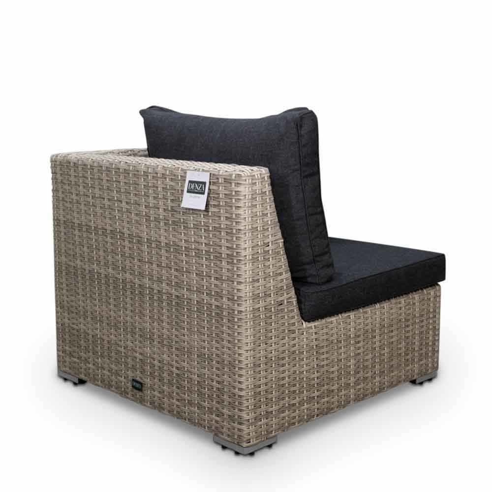 Nashville luxe hoek loungeset 5 personen | wicker | Misty Grey | 4-delig - 255x255cm