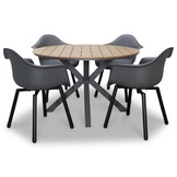 Cervo/Montreux dining tuinset | 4 personen |  | 120cm rond