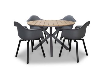 Cervo/Montreux dining tuinset | 4 personen |  | 120cm rond