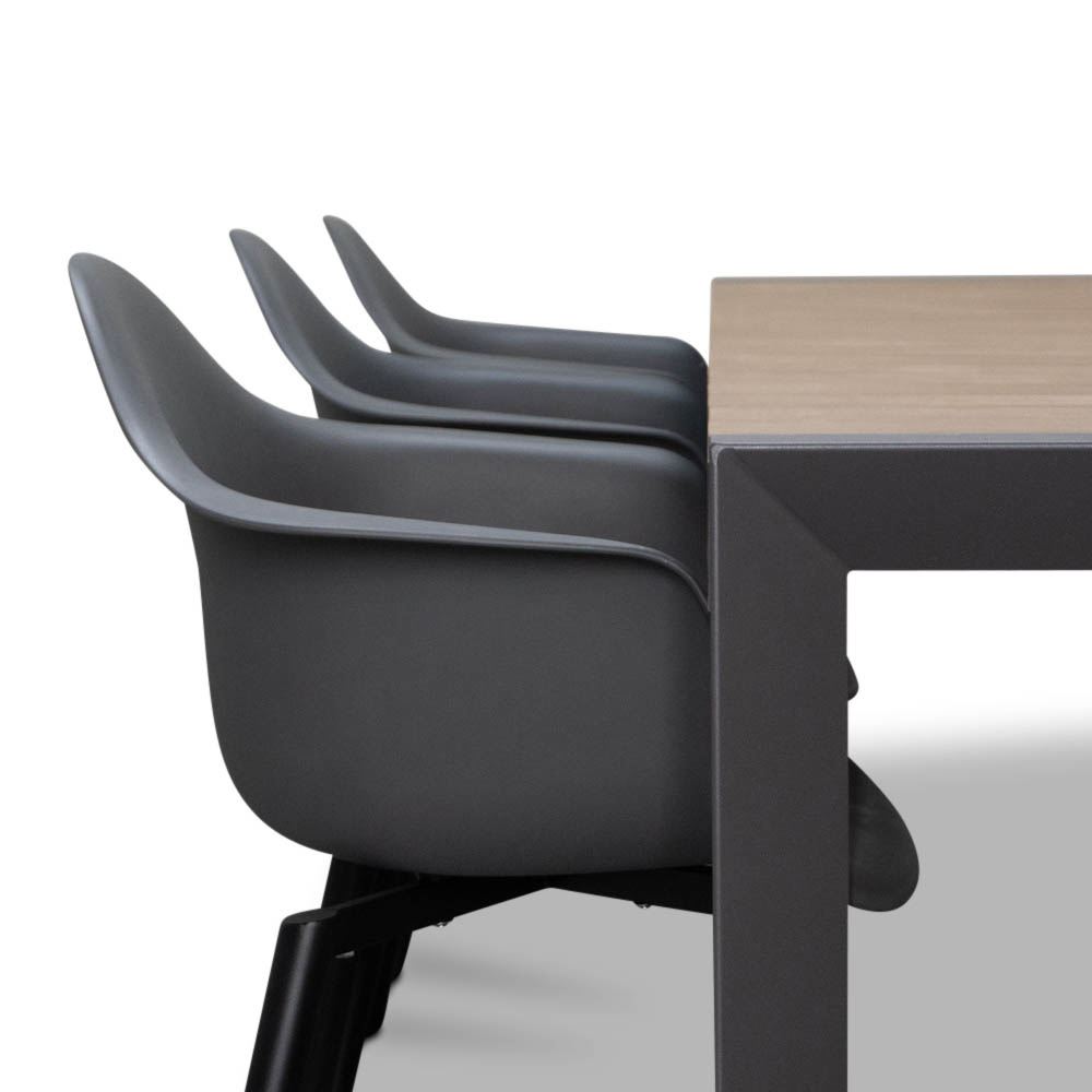 Cortona/Montreux dining tuinset 7-delig | 220cm