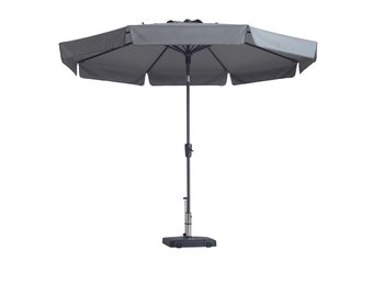 Flores stokparasol Ø 300cm | lichtgrijs