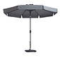 Madison Flores stokparasol Ø 300cm | lichtgrijs