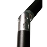 Flores stokparasol Ø 300cm | lichtgrijs