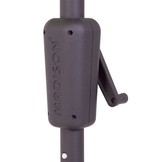 Flores stokparasol Ø 300cm | lichtgrijs