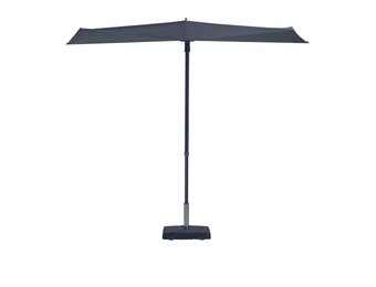 Sun Wave balkon stokparasol 270x150cm | grijs
