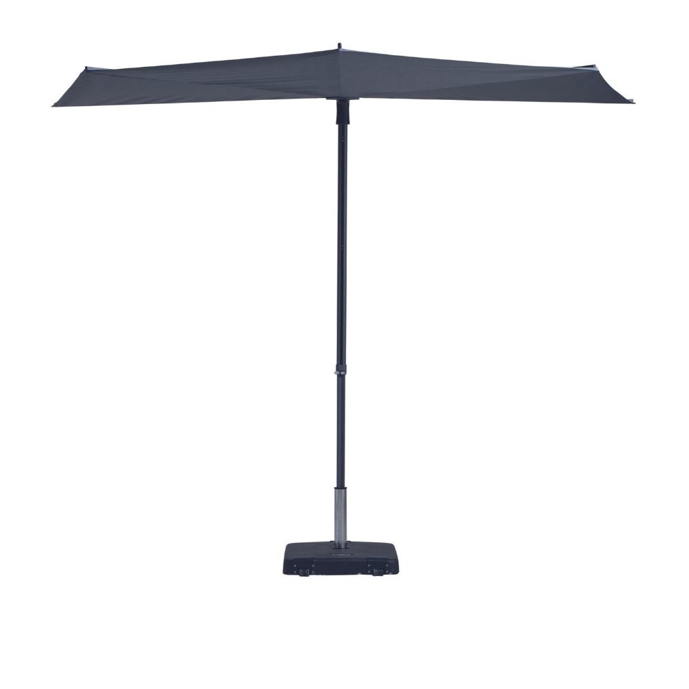 Sun Wave balkon stokparasol 270x150cm | grijs afbeelding