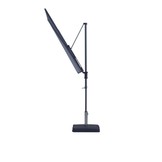 Sun Wave balkon stokparasol 270x150cm | grijs
