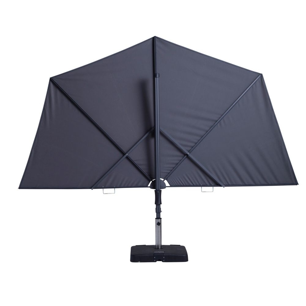 Sun Wave stokparasol 270x150cm | taupe