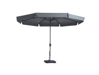 Syros luxe parasol Ø350cm | lichtgrijs