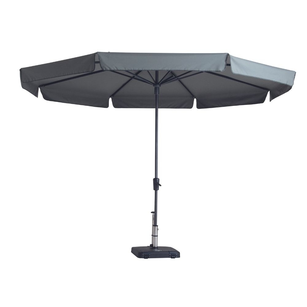 Syros luxe parasol Ø350cm | lichtgrijs