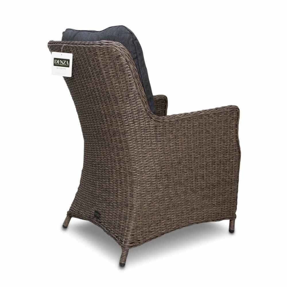 Elip dining tuinstoel | wicker | Blended Brown | set van 6 stoelen