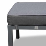 Palazzo lounge balkonset - verstelbaar 2 personen | aluminium | antraciet | 4-delig