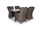 Cortona/Madrid dining tuinset | 4 personen |  | 160cm