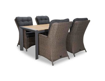 Cortona/Madrid dining tuinset | 4 personen |  | 160cm