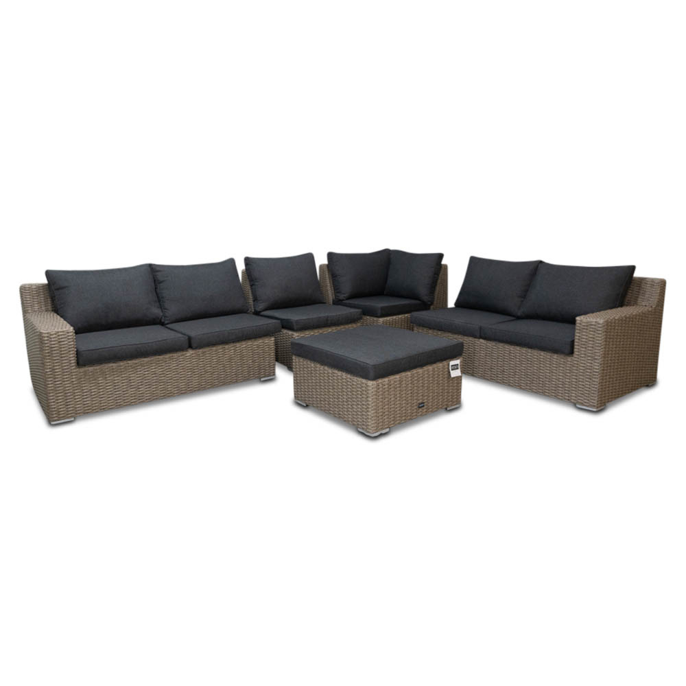 Nashville luxe hoek loungeset incl. tussenmodule 5-delig | 320x255cm | New Kobo