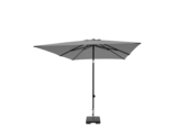 Moraira stokparasol 230x230cm | lichtgrijs