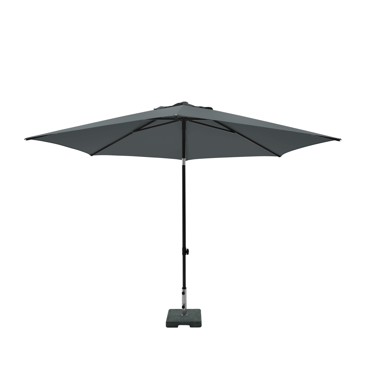 Elba stokparasol Ø300cm | grijs