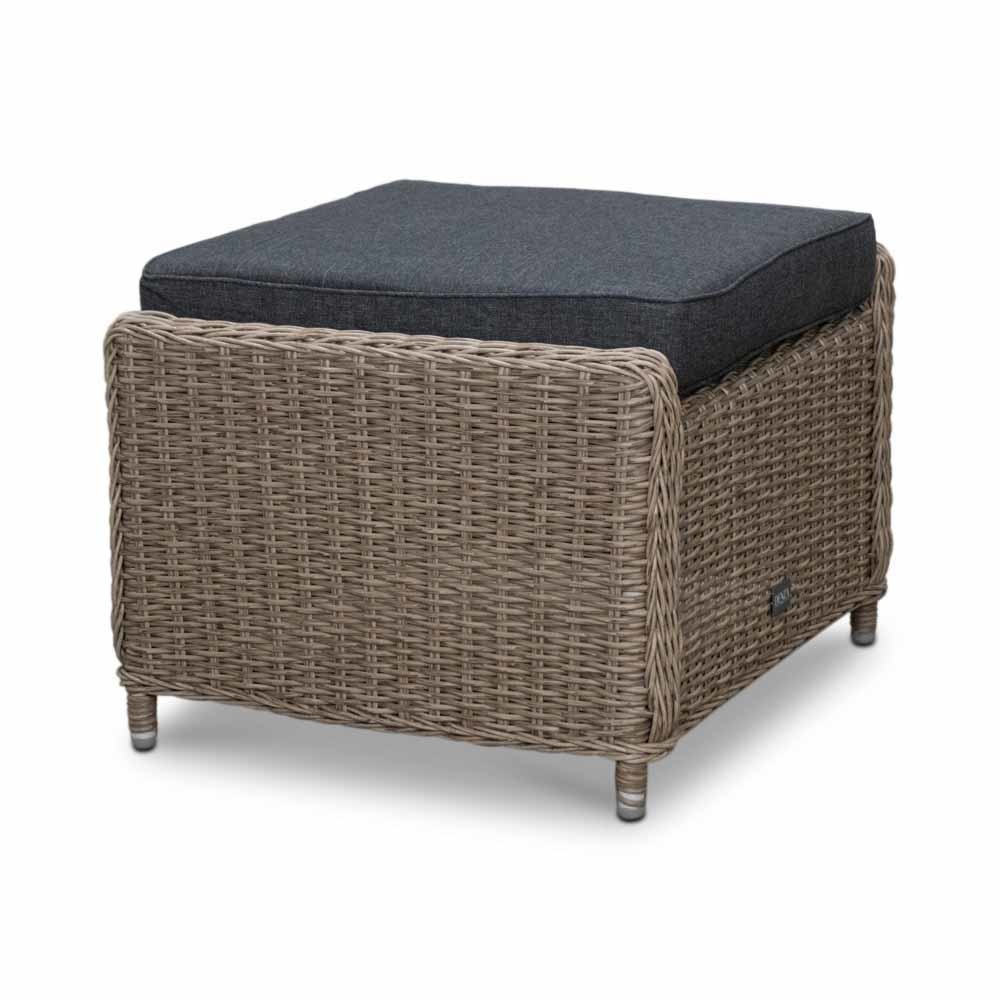 Nola lounge/dining tuinstoel incl. voetenbank | wicker | verstelbaar | New Kobo