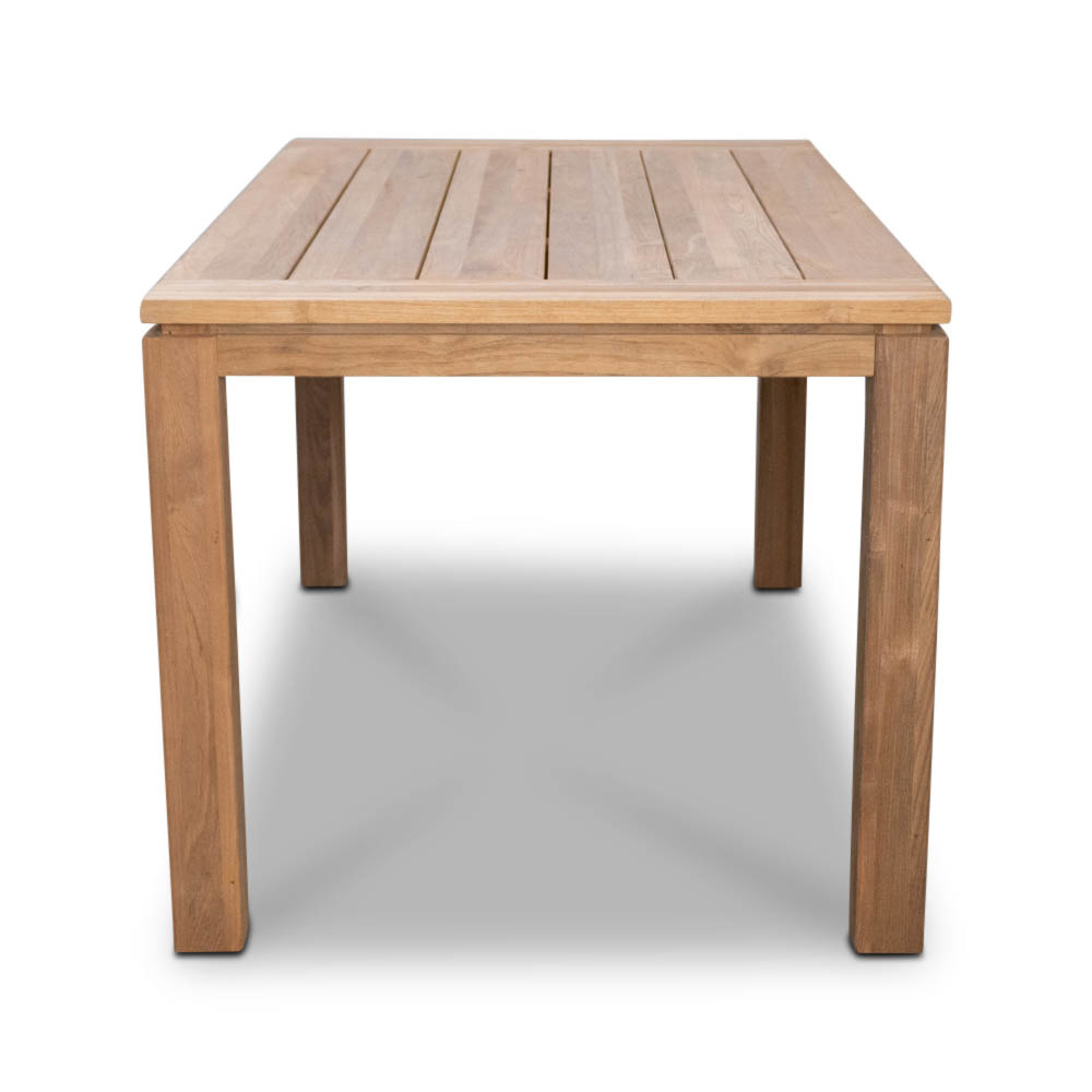 Eton/Seville zwart dining tuinset 5-delig | teakhout | 160cm