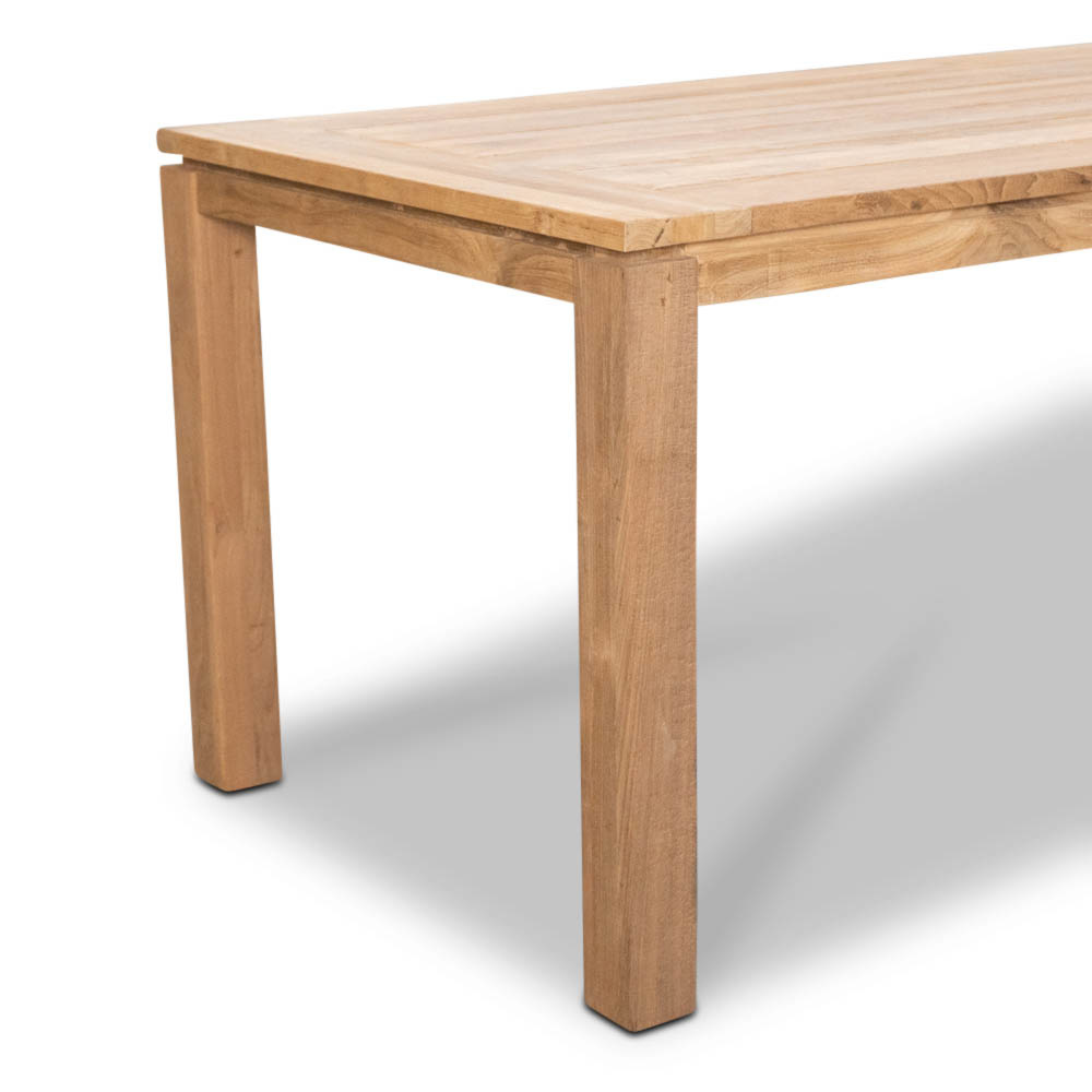 Eton/Seville zwart dining tuinset 5-delig | teakhout | 160cm