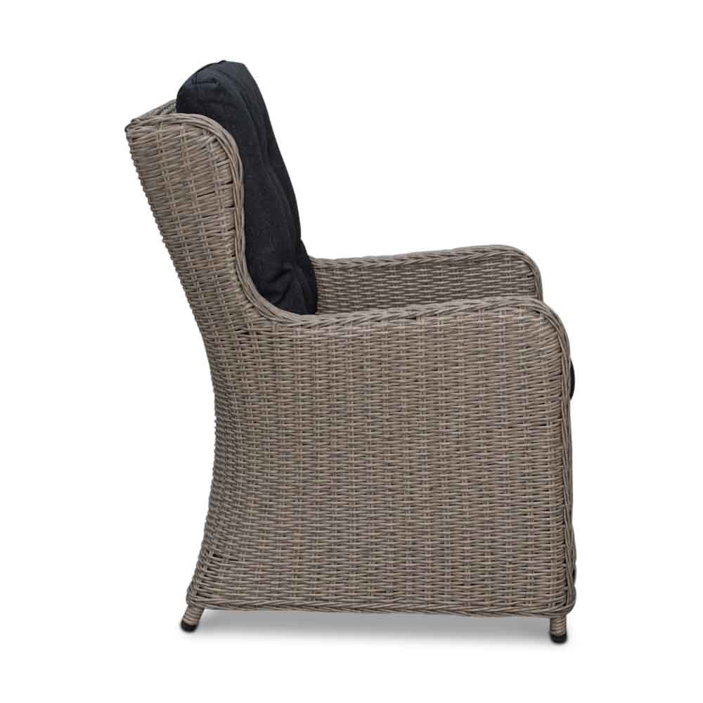 Pisa dining tuinset 7-delig | wicker | Natural Grey | 230cm