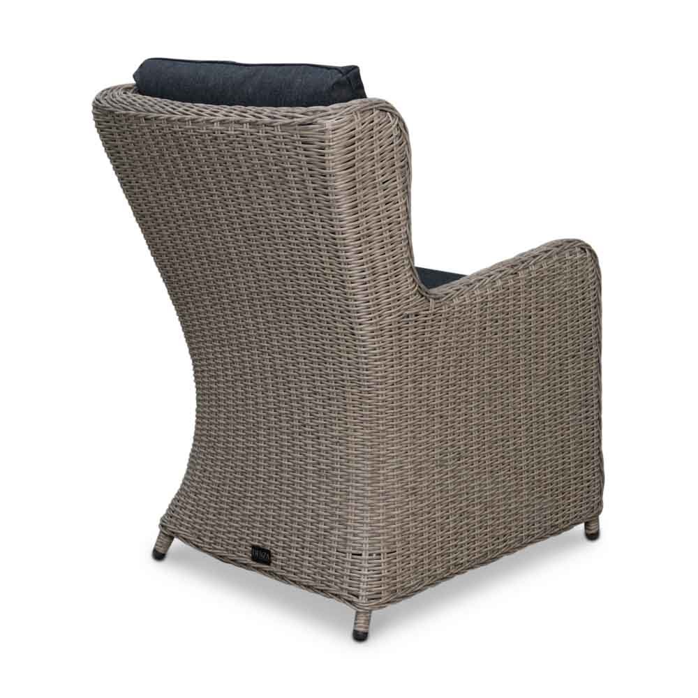 Pisa dining tuinset 7-delig | wicker | Natural Grey | 230cm