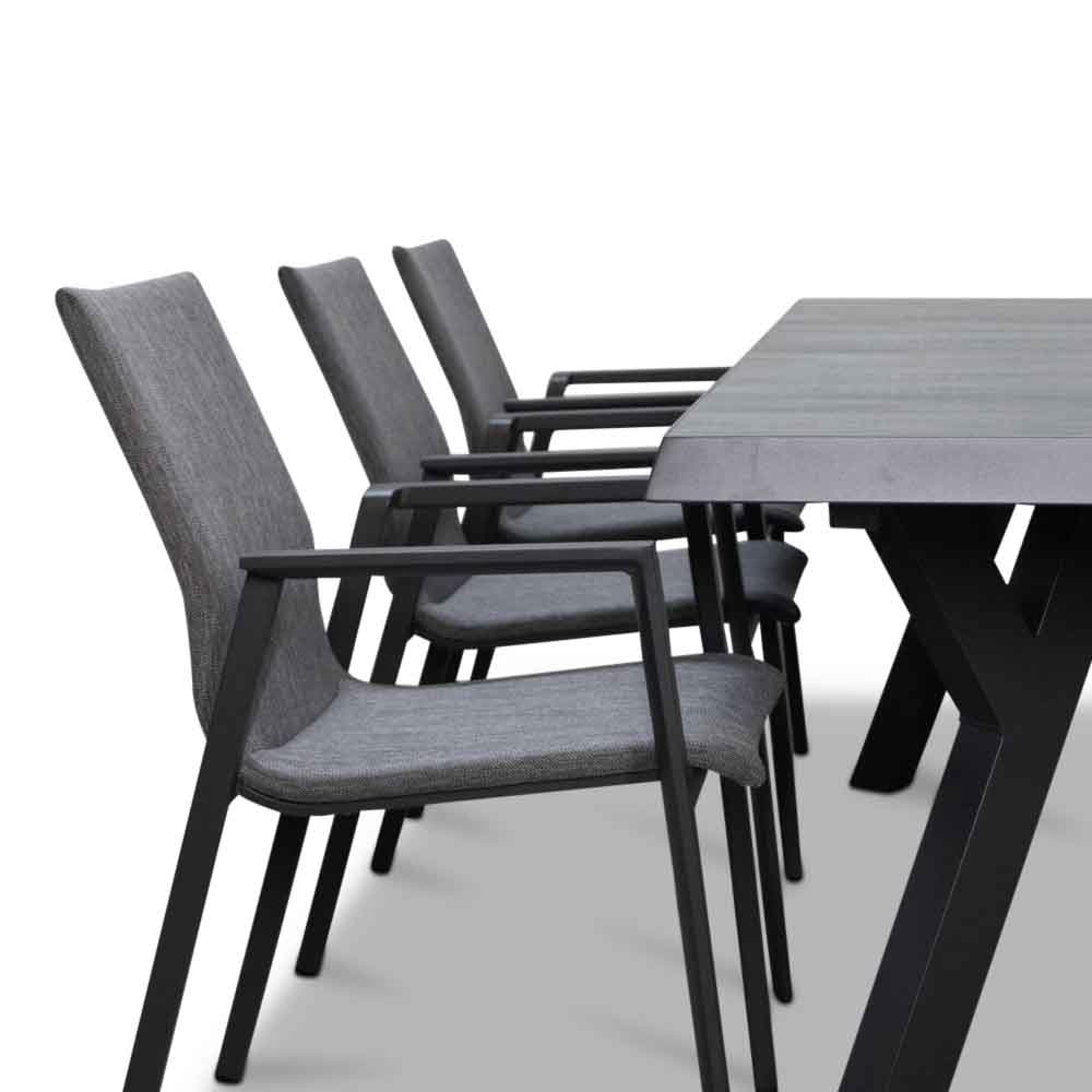 Castilla 2.0/Fardau dining tuinset 7-delig | 247cm