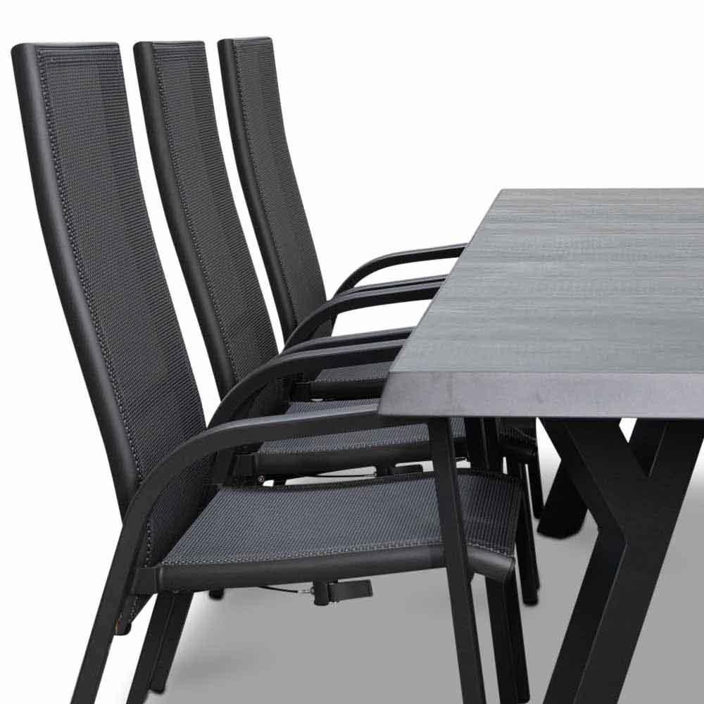 Castilla 2.0/Mojito dining tuinset 7-delig | verstelbaar | 247cm