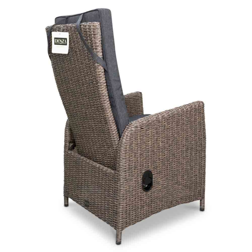 Castilla Negro/Nantes Blended Brown dining tuinset 7-delig | verstelbaar | 247cm