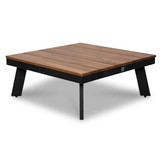 New York hoek loungeset 5 personen | aluminium + hardhout | Light Teaklook | 4-delig - 248x248cm