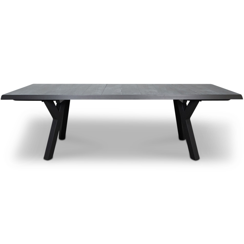Castilla Negro/Nantes Blended Brown dining tuinset 7-delig | verstelbaar | 247cm