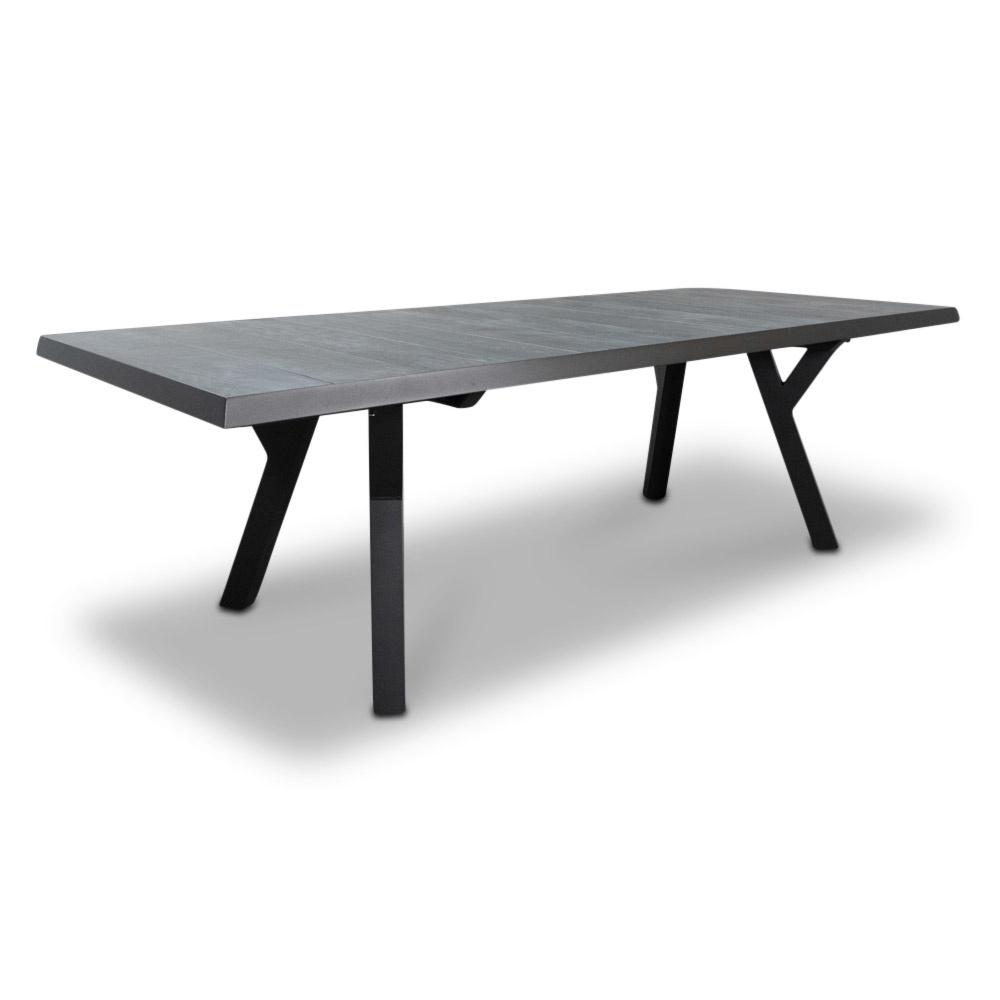 Castilla Negro/Nantes Blended Brown dining tuinset 7-delig | verstelbaar | 247cm