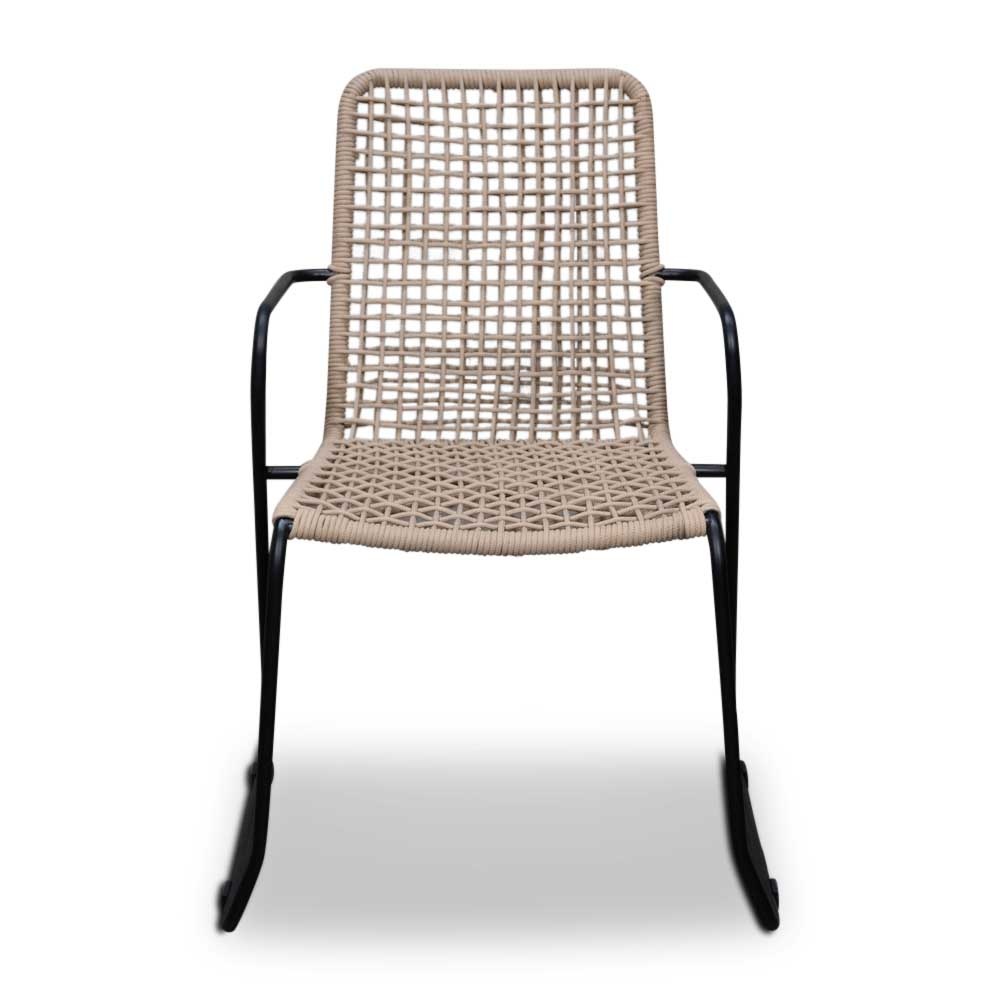 Xavier/Mendes zand dining tuinset 7-delig | stapelbaar | 220cm