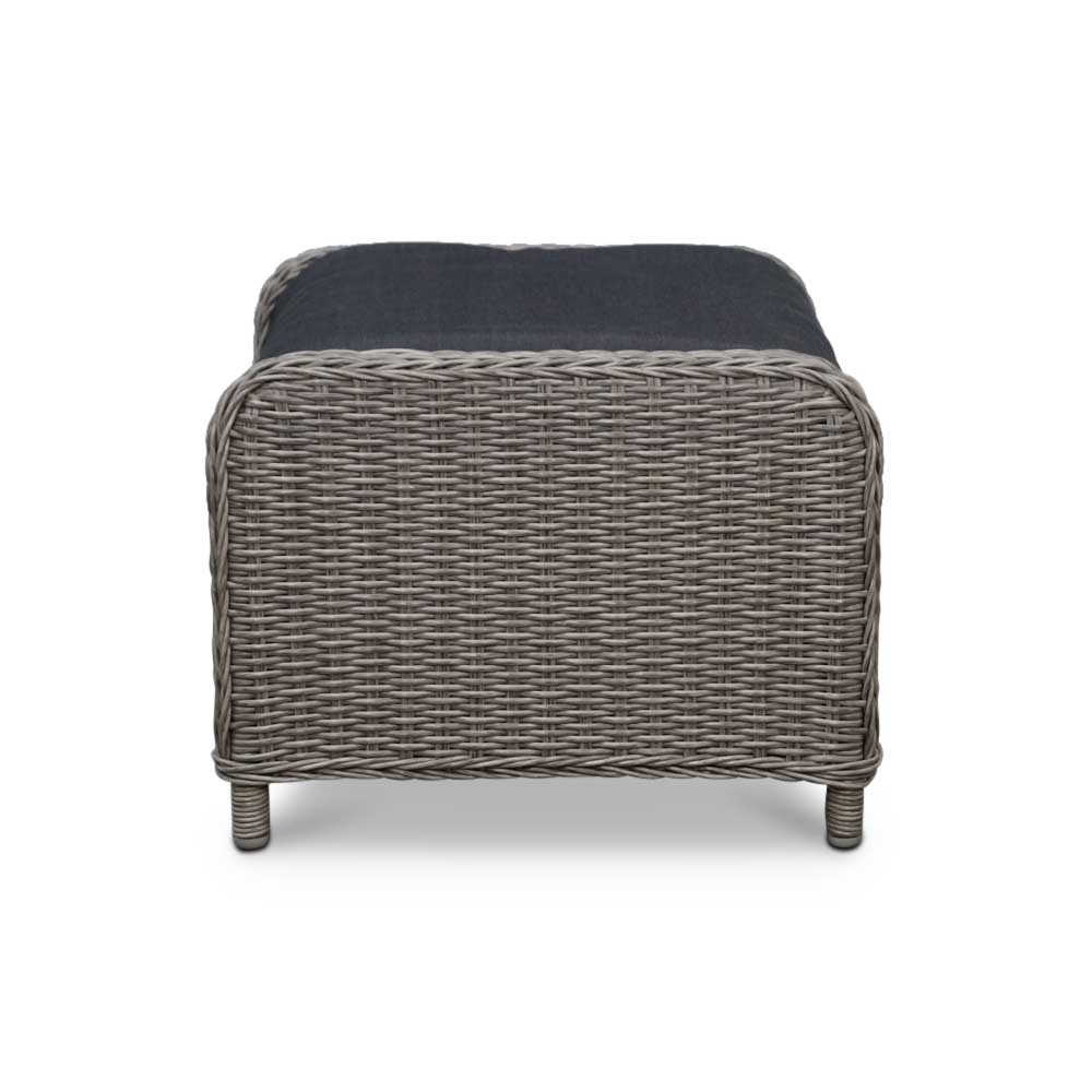 Toscane lounge balkonset 4-delig | wicker | verstelbaar | Kobo Grey