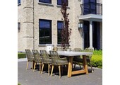 Veltis/Padua dining tuinset | 8 personen | betonlook | 300cm