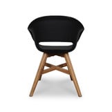 Veltis/Karlstad zwart dining tuinset | 8 personen | betonlook | 300cm