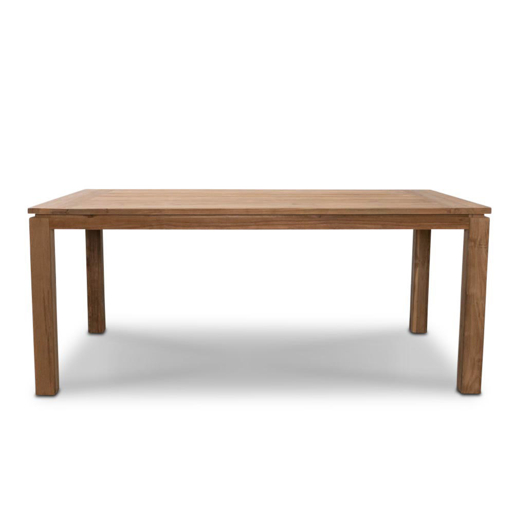 Kensington/Karlstad zwart dining tuinset 5-delig | teakhout | 180cm