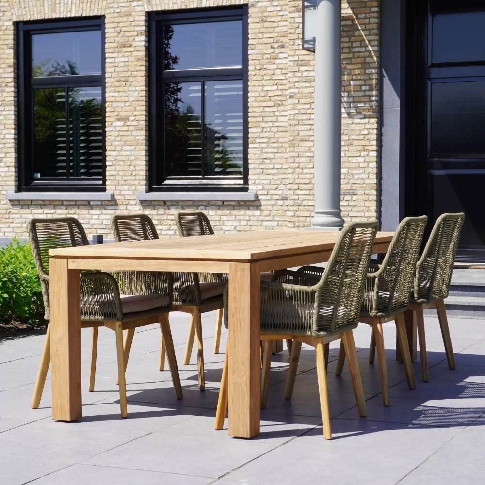 Kensington/Padua dining tuinset 7-delig | teakhout | 240cm