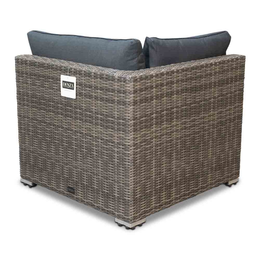 Miami hoek loungeset incl. stoel 5-delig | wicker | 250x250cm | Kobo Grey