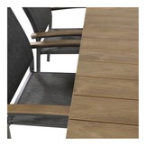 Arezzo/Montreux dining tuinset | 6 personen | aluminium + polywood | 200cm